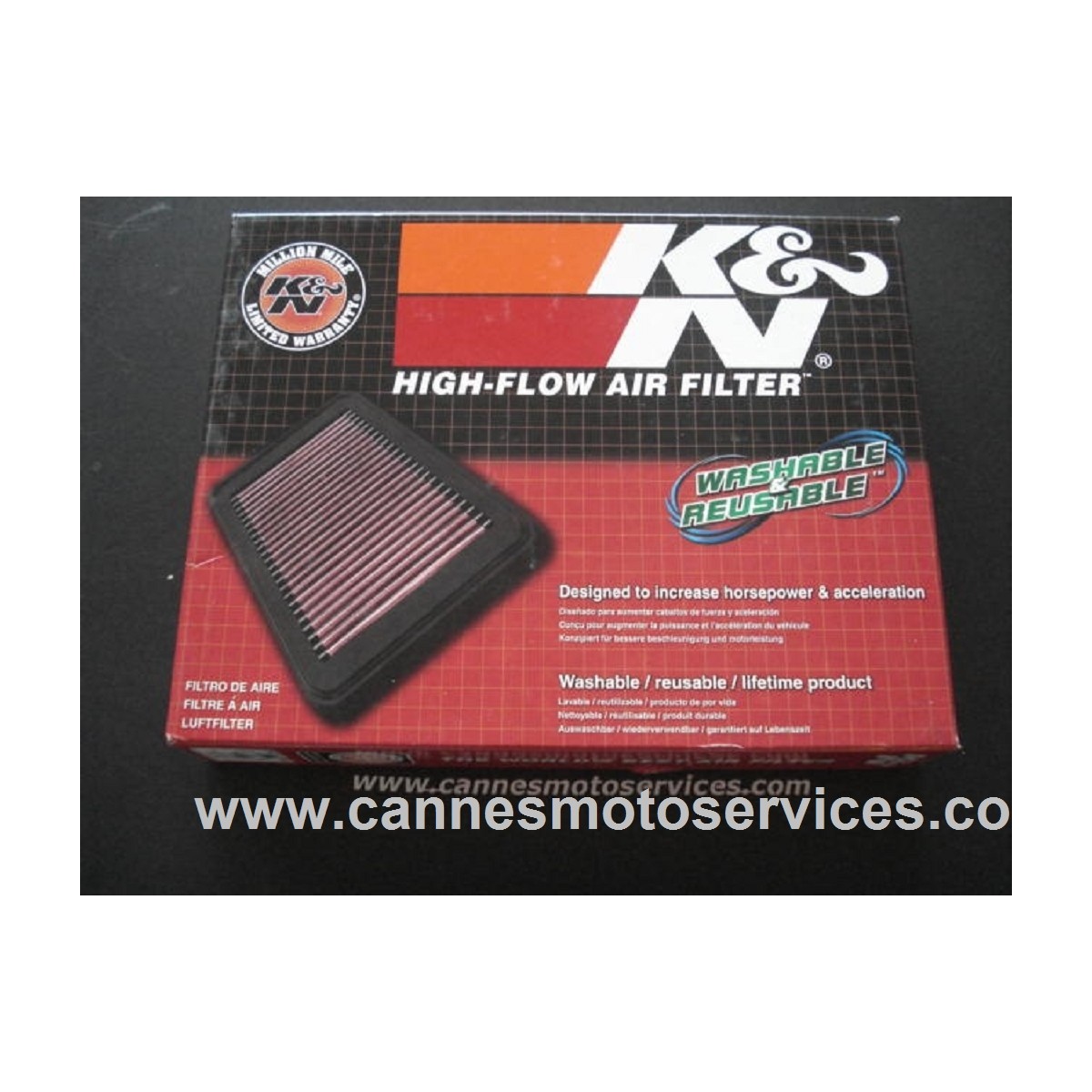 FILTRE A AIR KN VMAX 1700