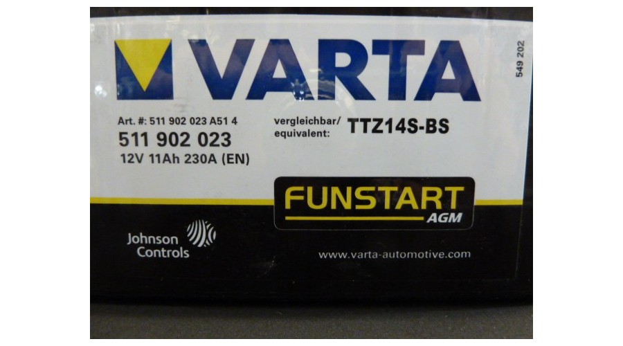 BATTERIE VARTA  YTZ14-BS VMAX 1700      