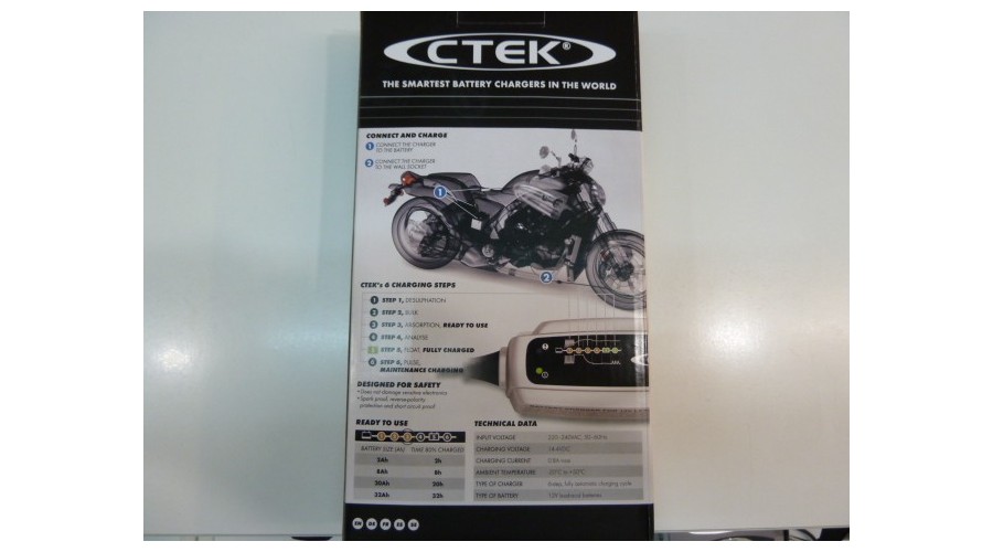 CHARGEUR MOTO CTEK 0.800                