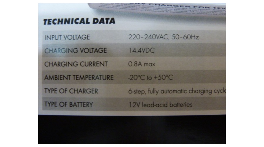 CHARGEUR MOTO CTEK 0.800                