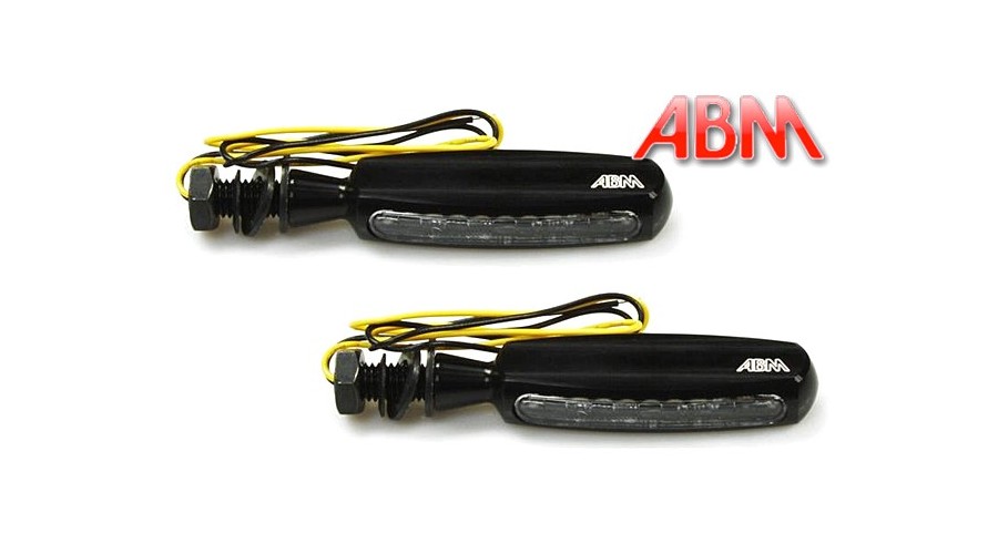 CLIGNOTANTS LEDS RINOVA NOIRS ABM X2    