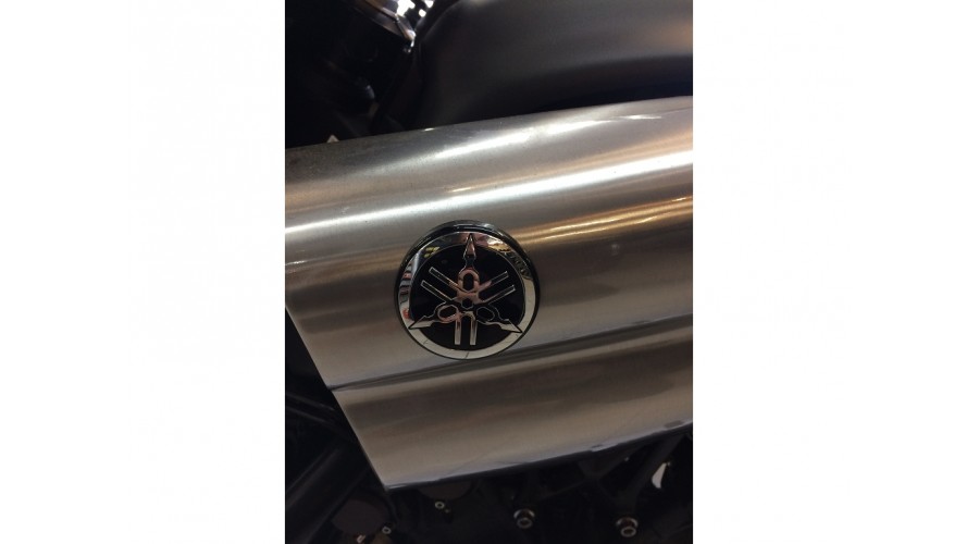 EMBLEME3D ROND YAMAHA ECOPE GAUCHE