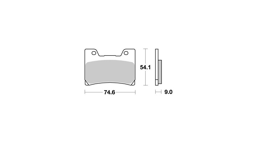 KIT FREINAGE AVANT VMAX 1200 93/03 FLOTTANT    